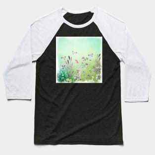 Meadow butterflies Baseball T-Shirt